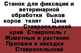 Станок для фиксации и ветеринарной обработки  быков, коров, телят.  › Цена ­ 110 000 - Ставропольский край, Ставрополь г. Животные и растения » Пропажи и находки   . Ставропольский край